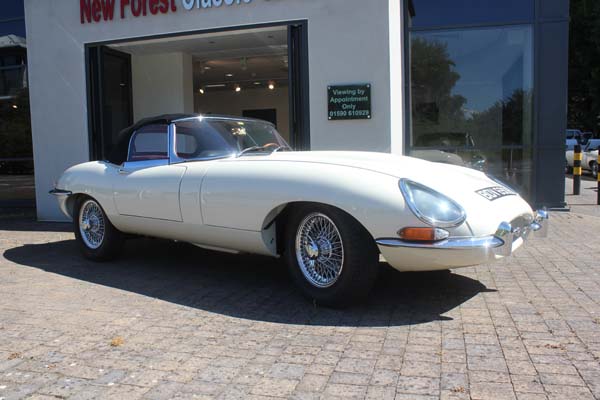 1964 Jaguar Series 1 E Type XKE 3.8 Litre Drop Head Coupe Roadster Left Hand Drive in Old English White 0048 1